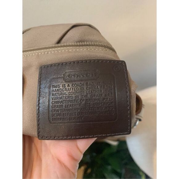 Coach crossbody white purse bag leather - Picture 5 of 7